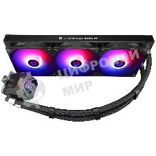 Система жидкостного охлаждения Thermalright Aqua Elite 360 V3 ARGB Soc-AM5/AM4/1151/1200/2066/1700 черный 4-pin 25.6dB Al Ret (A-ELITE-BL-360-ARGB-V3)
