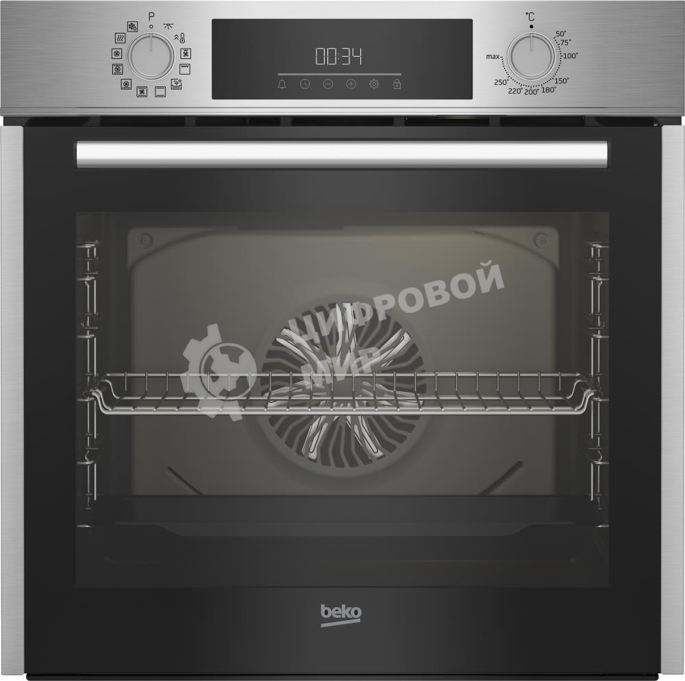Духовой шкаф электрический Beko BIOM1531KXNС (7729486421) нержавеющая сталь, 72 л