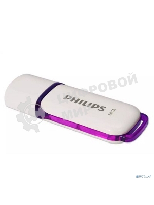 Флешка USB 64Gb PHILIPS SNOW2.0 64Gb, USB 2.0