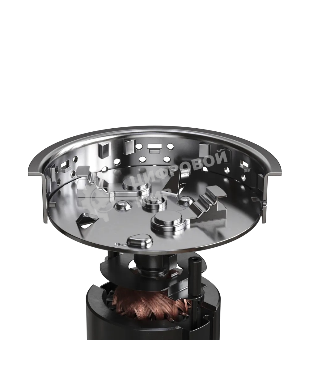 Измельчитель пищевых отходов Kuppersberg WSS 750 V, High-Tech, мощность 750 Вт, 3800-4200 об/мин, защита от перегрева, авто выключение, DC мотор, уровень шума 75 дБ, винный