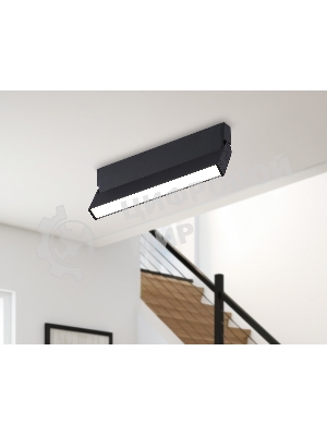 Светильник Ambrella light TA1821  BK черный LED 12W 4200K 230*22*87