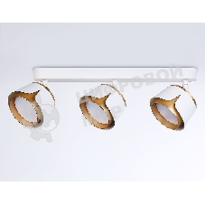 Светильник Ambrella light TN71235/3 WH/GD белый/золото GX53/3 380*100*147