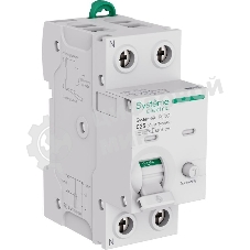 Автоматический выключатель дифф. тока (АВДТ) Systeme Electric S9D51625 Systeme9 1P+N C 25A 6kA 30мА Тип-AC 230В