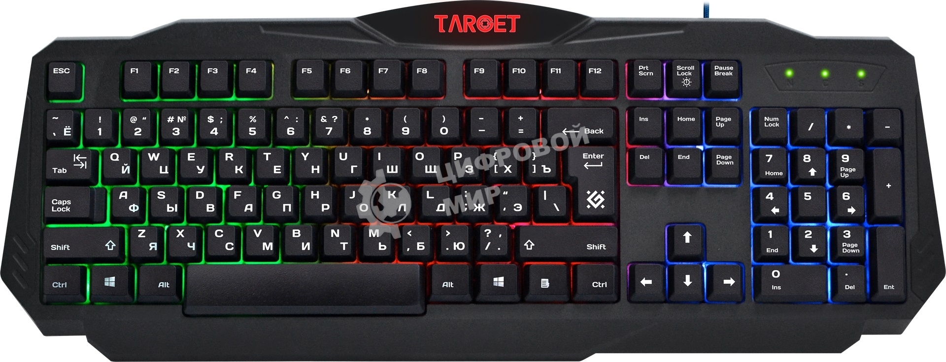 Комплект клавиатура + мышка +PAD +HEADSET Defender TARGET MKP-350