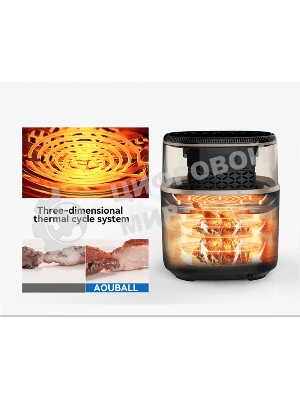 Аэрогриль Leacco AF017 Air Fryer Black