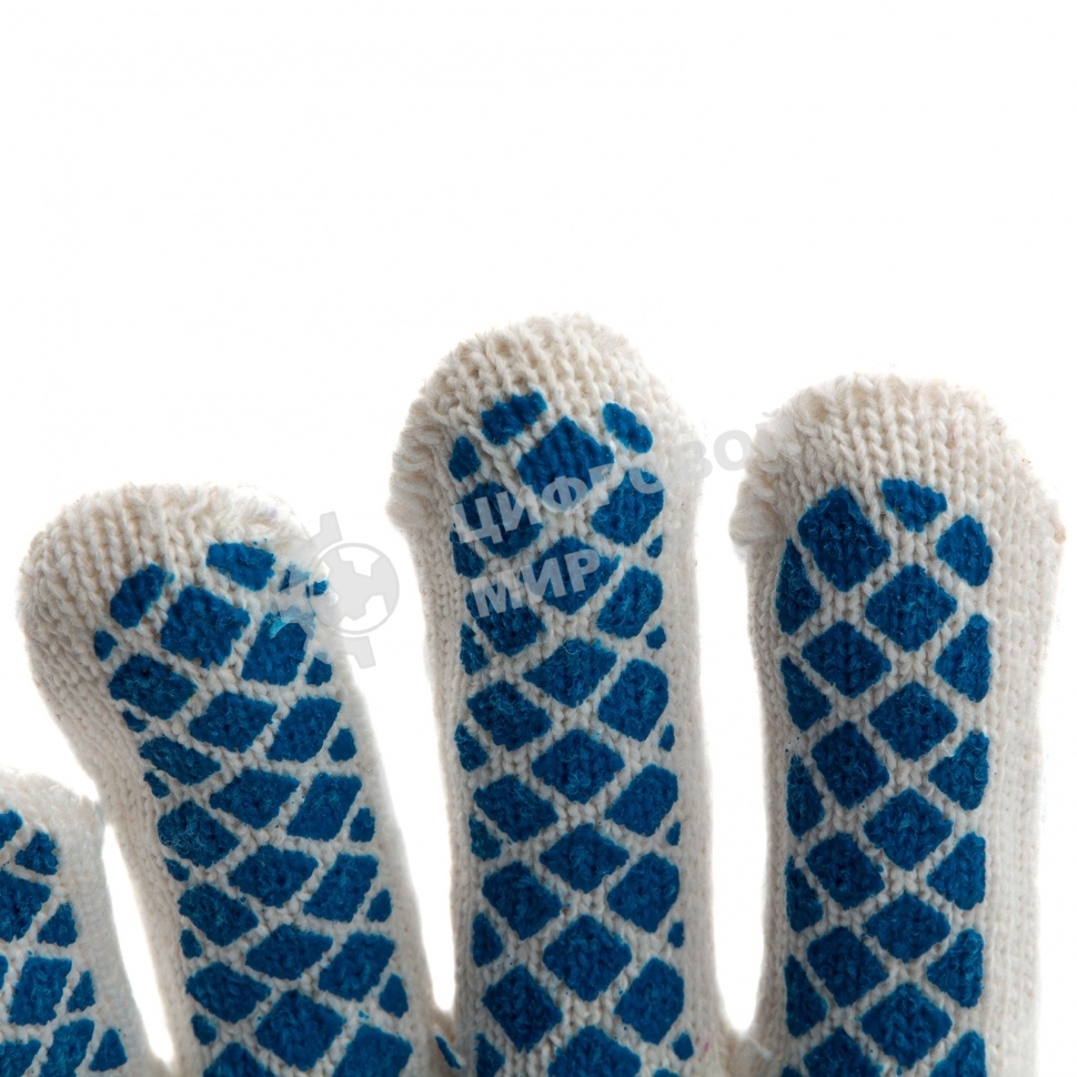 Перчатки трикотажные, ПВХ-покрытие 