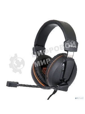 Гарнитура Gembird MHS-G100 чернцый/оранжевый, проводная