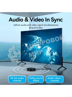 Кабель Vention HDMI High speed v2.0 with Ethernet 19M/19M - 15м