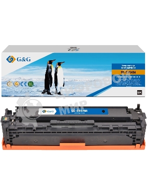 Картридж G&G аналог HP CB540A/125A/Canon 716 черный 2.2k с чипом