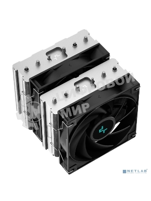 Кулер для процессора DEEPCOOL AG620 черный, 120 мм, алюминий/медь, 1850 об/мин, 29.4 дБ, 4 pin, 260 Вт, 157 мм