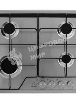 Газовая варочная панель Electrolux KGS6424SX нержавеющая сталь