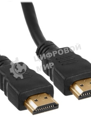 Кабель HDMI Cablexpert CCF2-HDMI4-6, 19M/19M, v2.0, медь, позол.разъемы, экран, 2 фер.кольца, 1,8м, черный, пакет