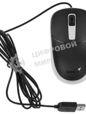 Мышь Проводная Genius DX-123 Black+Grey