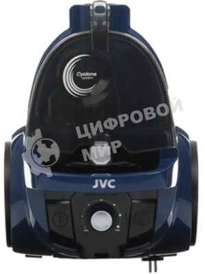 Пылесос JVC JH-VC405 черный/синий, 360/2050 Вт, уборка сухая, пылесборник контейнер 2 л