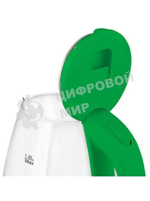 Чайник электрический Blackton Bt KT1800G Fresh Green. Мощность: 1500 Вт, Максимальный объем: 1.8 л