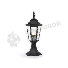 Светильник Ambrella light ST2023 BK/CL черный/прозрачный IP54 E27 max 40W D150*400