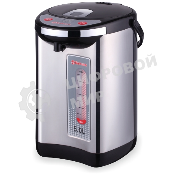 Термопот Sakura SA-315BS 5,0 нерж/черн