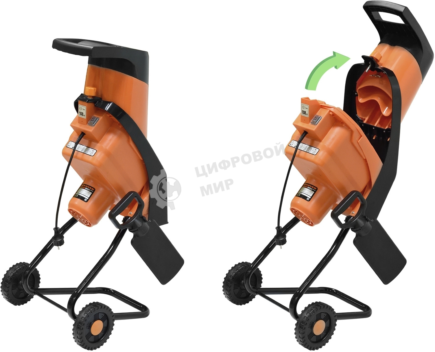 Садовый измельчитель Carver SH 2400E 2400Вт 4500об/мин