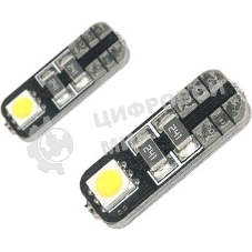 Лампа автомобильная светодиодная Sho-Me CAN-T10 T10 12В (упак.:2шт)