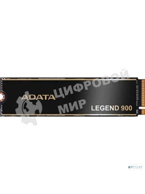 Накопитель SSD ADATA LEGEND 900, 512Gb, PCIe 4.0 x4, M.2 2280, NVMe, R/W 6200/2300, с радиатором