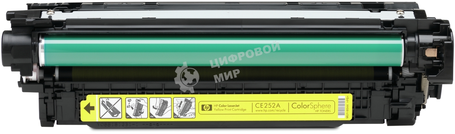 Картридж лазерный HP CE252A желтый для CLJ CM3530/CP3525 7000 стр.