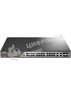 Коммутатор сетевой Smart L2 Surveillance Switch 24х1000Base-T PoE (8 PoE ports 802.3bt 90W), 4xCombo 1000Base-T PoE/SFP, PoE Budget 518W, Long-range PoE up to 250m
