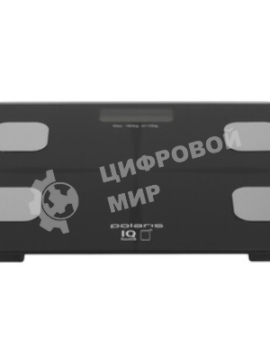 Весы напольные Polaris PWS-1837 IO Home (электронные,180 кг) черный