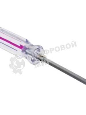 Отвертка шлицевая Rexant SL 4х200 мм, двухкомпонентная рукоятка