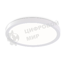 Светильник светодиодный ультратонкий Ambrella light FZ1903 WH белый IP54 20W 3000K-6500K CCT-переключатель D300*25 (Без ПДУ)