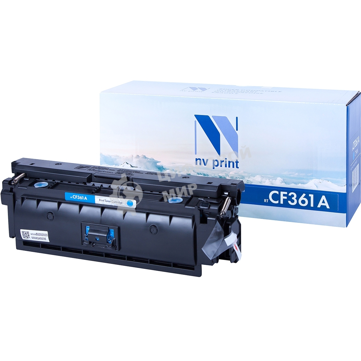 Картридж лазерный NVPrint совместимый НР CF361A Cyan для LJ Color M552/M553 (5000k)