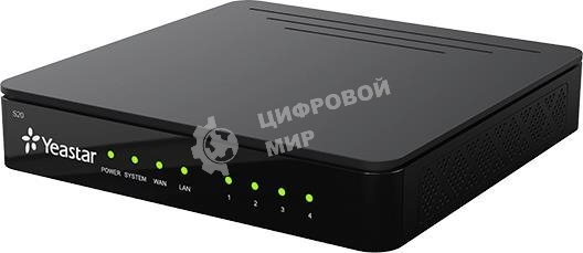 IP-АТС Yeastar S20, поддержка FXO, FXS, GSM, BRI, шт