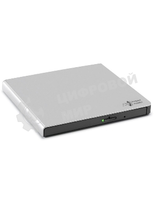 Оптический привод DVD-RW LG GP57ES40 серебристый USB внешний