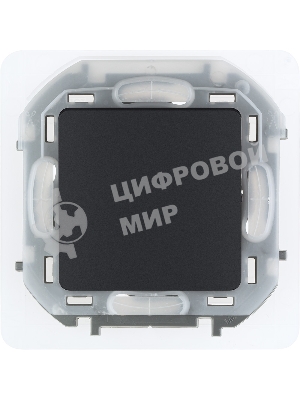 Переключатель IP44 10AX 250 В антрацит