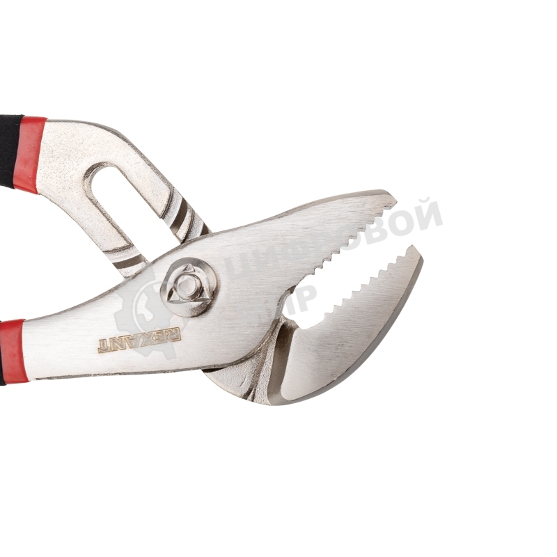 Клещи переставные Rexant 250 мм никелированные, обливные рукоятки