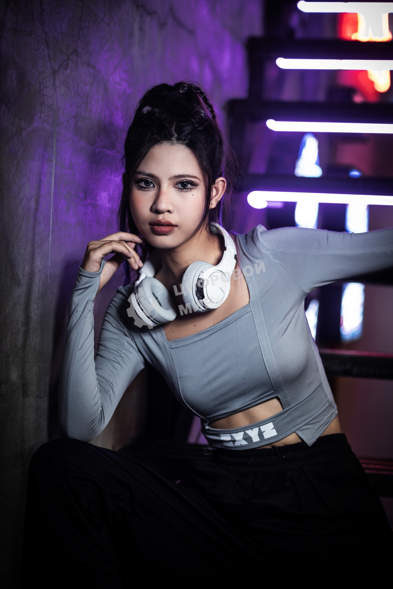 Наушники с микрофоном Edifier G2BT белый 2.5м мониторные USB оголовье