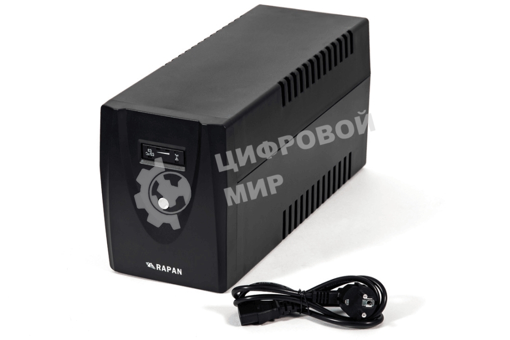 Источник бесперебойного питания RAPAN-UPS 1500 220В 1500В.А/900Вт меандр с АКБ 2х7А.ч интерактивный Бастион 736