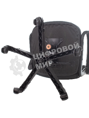 Кресло игровое Zombie GAME 17 черный, текстиль/эко.кожа, крестовина пластик