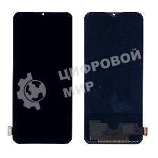 Дисплей для Xiaomi Mi10 Lite в сборе с тачскрином (TFT) черный