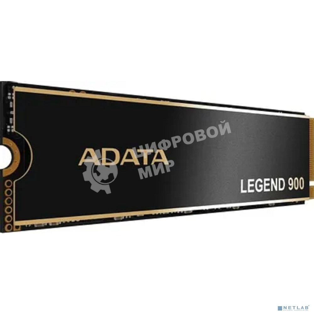 Накопитель SSD ADATA LEGEND 900, 512Gb, PCIe 4.0 x4, M.2 2280, NVMe, R/W 6200/2300, с радиатором