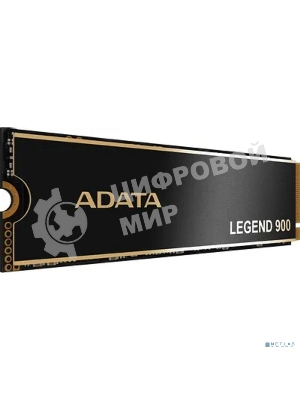Накопитель SSD ADATA LEGEND 900, 512Gb, PCIe 4.0 x4, M.2 2280, NVMe, R/W 6200/2300, с радиатором