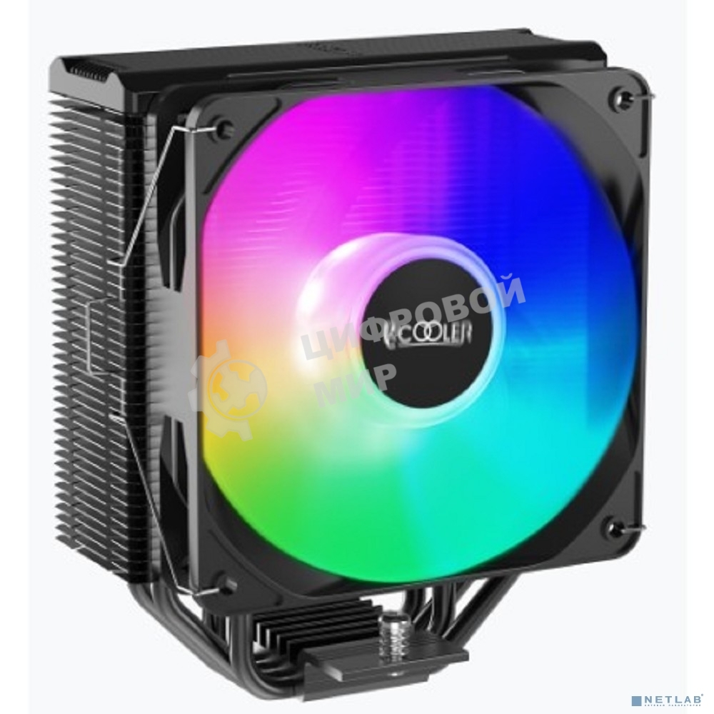 Кулер PCCooler Paladin EX400S черный 120мм алюминий+медь 1800rpm 28.6db 4-pin 180W 157мм