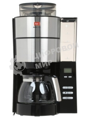Кофеварка капельная Melitta Aromafresh 2 Grind & Brew черный, исп. кофе - зерновой, 1.25 л