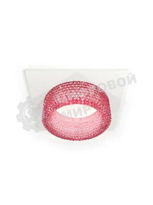 Комплект встраиваемого светильника Ambrella light XC6520042 SWH/PI белый песок/розовый MR16 GU5.3 (C6520, N6152)