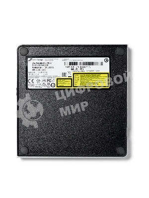 Оптический привод DVD-RW LG GP57ES40 серебристый USB внешний