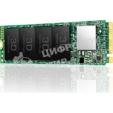Накопитель SSD Transcend MTE110S, 128Gb, M.2 2280, PCIe 3.0 x4, NVMe, R/W 1600/400