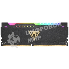 Оперативная память Patriot Viper Steel, DDR4, 16GB (2x8GB), 3600MHz, CL20, DIMM, с радиатором, RGB, черный