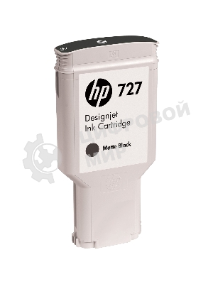 Картридж струйный HP 727 C1Q12A черный матовый, 300мл, для Designjet T920/T1500/T2500