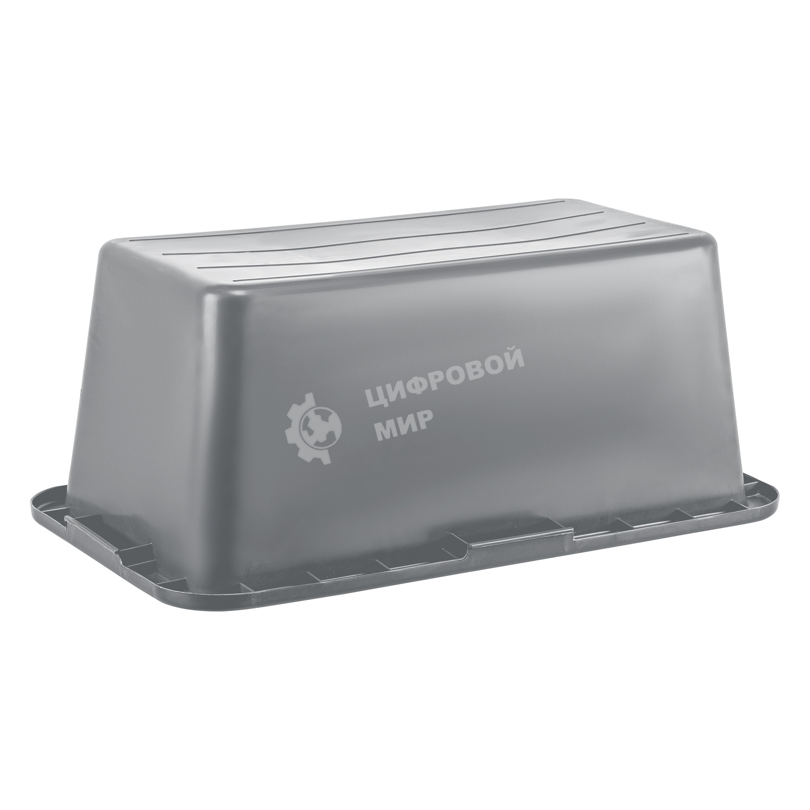 Таз прямоугольный Matrix строительный усиленный, 55 л