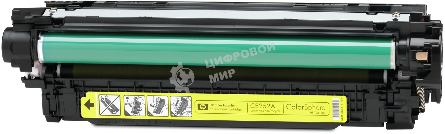 Картридж лазерный HP CE252A желтый для CLJ CM3530/CP3525 7000 стр.