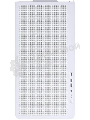 Корпус без блока питания JONSBO D300, Mini-Tower, TG, no fan, 2xUSB-A 3.2 + 1xUSB-C 3.2, mATX, mITX White